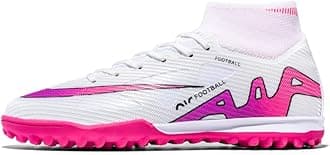 Men's Soccer Shoes Football Cleats High-Tops Lace-Up Non-Slip Spikes Indoor Outdoor Sports Athletic Baseball Lacrosse Sneaker