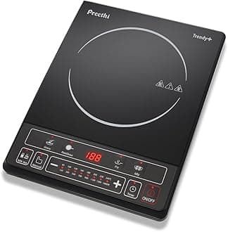 Preethi Trendy Plus 116 1600-Watt Induction Cooktop (Black)