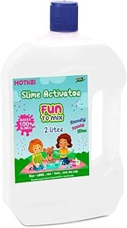 HOTKEI (2 Liter) Slime Activator DIY Magic Toy Jelly Putty Making kit Set Borax Slime Activator Liquid Gel Toy for Boys Girls Kids for Making Slime at Home