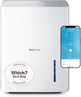 30L Smart Dehumidifier with Wi-Fi App, 24h Timer & Child Lock, Continuous Drainage Hose, 45dB Home Moisture Absorber, Supports Alexa, Covers Spaces up to 73m²