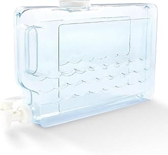 Arrow Home Products 745 Plastic Beverage Container - 1.25 Gal, 1 Pieces, White Clear