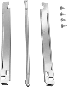 Mekar 29 Inch Laundry Stacking Kit Chrome Steel Suitable for LG 29-in washers and dryers Replacement Parts (29 Inch)