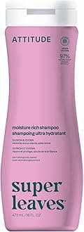Natural Shampoo - Moisture Rich, Quinoa & Jojoba, 16 Fluid Ounce