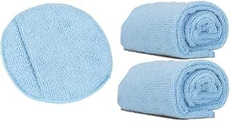 Microfiber Applicator Sponge & 2pcs 16in Towels - Use for Applying Conditioner and Cleaner to Car Interiors and Furniture
