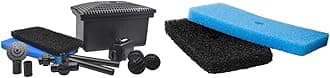 POND BOSSFilter Kit with Pump (1 pack) and TotalPond Replacement Filter Pads