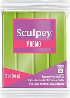 Anchor Sculpey Premo ACCENTS 2oz BRIGHT GREEN PEARL 5035