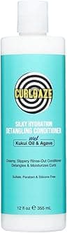 The Curldaze Silky Hydration Creamy Conditioner, Features the Kukui Oil (Koo-Koo-Ee) Oil, Rich in Omega-3 and Vitamins A, C, and E to Strengthen Hair, Agave to Add a Luxurious Shine for Daze!