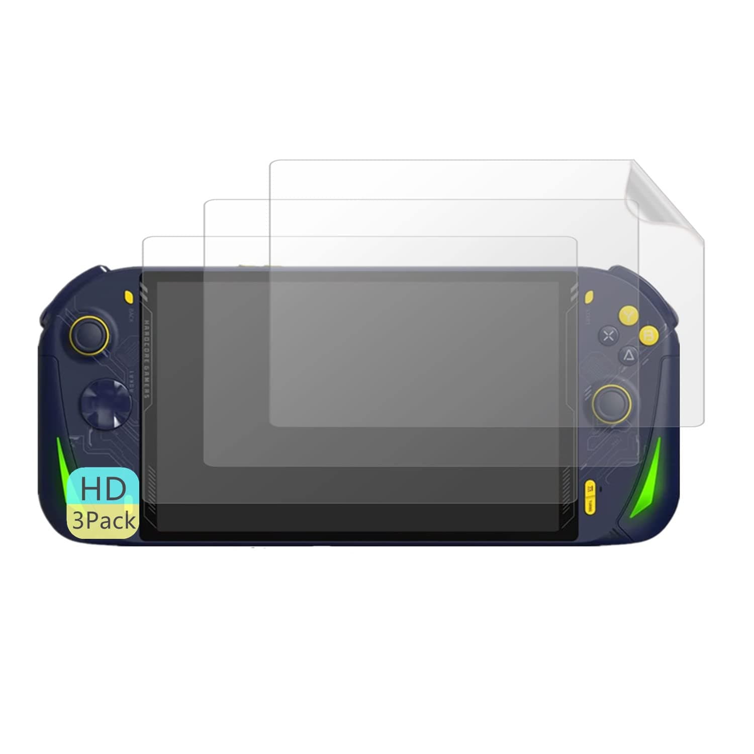 Compatible for AOKZOE A1 / A1 Lite Screen protector (3 Pack) 8 Inches Mini Handheld Video Game Console Anti-Bubble Film