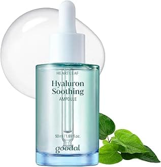 Heartleaf Hyaluron Soothing Ampoule, Hydration Facial Serum for Glowy Skin, Lightweight Serum, Korean Skincare, K Beauty Ampoule - 50ml,1.69 Fl oz
