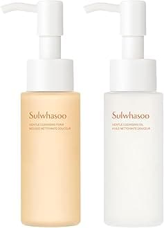 Sulwhasoo Gentle Cleansing Foam – Hydrating Daily Gel-to-Foam Facial Cleanser with Korean Herbal Ingredients Removes Makeup, Dirt & Impurities, Softens & Refreshes Skin Korean Skincare Face Wash