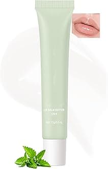 Mint Lip Butter, Sheer Tinted, Deep Nourishing Plant-Based Vegan Chapstick, Instant Moisture, Shine and HydrationSoothing Lip Care, Lip Balm for Dry, Cracked and Chapped Lips, #2 Mint