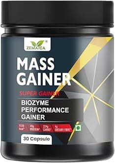 MASS GAINER CAPSULE Helps In Gain Weight, Build Muscle Weight Gainers/Mass Gainers 30 Cap/Pack 1