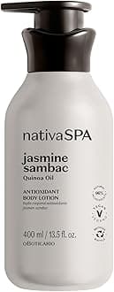 Nativa SPA by O Boticario Jasmin Sambac Anti-Stress Body Lotion, Fragranced Moisturizer Enriched with Purified Quinoa Drops to Boost Hydration, 13.5 Ounce (400ml)