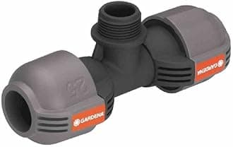 Sprinklersystem T-Joint male thread: Connecting piece for connecting the turbo-driven pop-up sprinkler, 25 mm x 3/4 Inch male thread, Quick&Easy connection technology (2787-20)