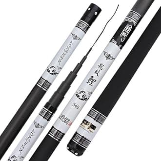 Telescopic Fishing Rod Long Wen Extra Long High Carbon Fiber Telescopic Power Hand Pole Fishing Rod 3.6M/3.9M/4.5M/5.4M/6.30M/7.2M/8M/9M/10M Stream Rod For Saltwater Freshwater