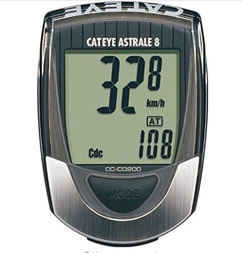 Cateye CC-CD200 Astrale 8-Function Bicycle Speedometer Computer