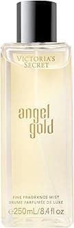Angel Gold Fragrance Mist, Notes of Sparkling Bergamot, Gardenia & Musk, Body Spray for Women (8.4 oz)