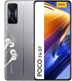POCO F4 GT 5G - Smartphone 12+256GB, 6.67” 120Hz E4 AMOLED Display, Snapdragon 8 Gen 1, 64MP Triple Camera, 4700mAh, 120W HyperCharge, Knight Silver (UK Version + 2 Years Warranty)