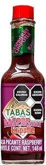 Tabasco Raspberry Chipotle Sauce, 150ml Bottle – Sweet and Smoky Flavor with a Mild Heat – Perfect for Grilled Meats, Glazes, Marinades, Desserts, and More – Versatile Gourmet Condiment