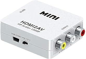 ETZIN HDMI to AV Adapter, Digital HDMI2AV Converter, Composite Video Audio AV CVBS Adapter Converter 720p/1080p