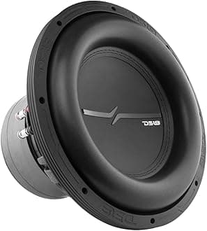 ZXI12.2D 12 Inches High Excursion Car Subwoofer - 2000 Watts Dual Voice Coil 2+2 Ohms (1 Speaker), Black