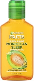 Fructis Sleek and Shine Moroccan Sleek Oil Treatment, Frizzy, Dry Hair, 3.8 Fl. Oz