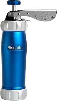 Cookies (Cookies) Electric Pump & Press Machine + 20 Cookie Discs for Baking blue