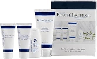 Beauté Pacifique - Skincare Gift Set of 4 Beauty Products - With Face Cream, Body Lotion for Dry skin, Hand Cream and Facial Cleanser - Beauty Gifts Sets For Women - Christmas Gifts - Skin Care