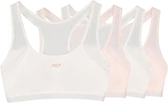 Felskin Training Bras for Girls 8-14,Girls Training Bra-Racerback Sports Seamless Bras Underwear, Ultra Comfort Soft-4 Pack