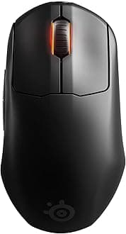Steelseries Esports Mini Wireless Fps Gaming MoUSe – Ultra Light Prime Edition 5 Programmable Buttons Lag-Free 2.4Ghz 100H Battery 18K Cpi Sensor Magnetic Optical Switches Pc/Mac