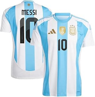RockinRetailz Argantina New Football Jersey 2024/25 Home Blue Messi Jersey for Men,Kids,Boys