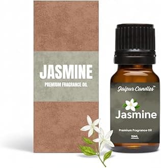 Jasmine Fragrance Oil | 15 ml | Aroma Oil for Home Fragrance | Best for Aromatherapy | Use in Diffusers, Candles, Air Fresheners (15ML, Jasmine)