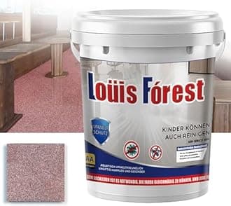 High-Gloss Marble Effect Epoxy Floor Coating, Louis Forest Epoxy Floor Paint, Garage Floor Paint, Waterproof Water-Based Epoxy Floor Paint (Pink)
