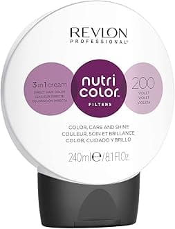 NUTRI COLOR FILTERS, Bright Semi-Permanent Direct Hair Dye, 200 Violet, 240 Ml