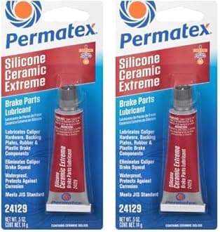 Permatex24129 Silicone Extreme Brake Parts Lubricant, 0.5 fl. oz. (Pack of 2)