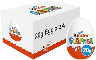 Kinder Surprise Milk Chocolate Egg With Toy 24 X 20G