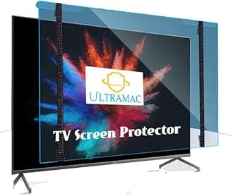 - ULTRAMAC 43 inch 3mm Acrylic TV Screen Guard | 9H Hardness | Scratch & Splash Resistant | ISO Certified Protection with Ultra HD Clarity