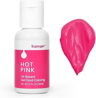 Oil Based Food Coloring For Chocolate, Hot Pink, Food Grade 20ml, Edible Oil Food Dye For Baking, Cupcake & Fondant, Icing