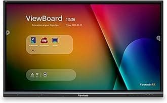 ViewSonic IFP8650 86" ViewBoard 4K Interactive Display, 20-Point Touch HDMI, DisplayPort