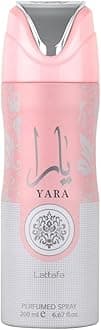 Lattafa Yara Perfumed Deodorant Spray for Unisex, 6.67 Ounce