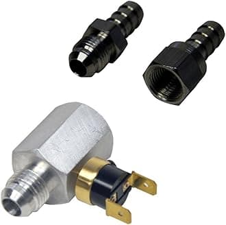 Derale 13021 -6AN x -6AN In-Line Fluid Thermostat