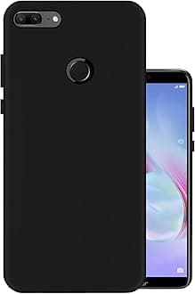 HELLO ZONE Exclusive Matte Finish Soft Back Case Cover for Huawei Honor 9 Lite - Black