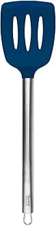 Tovolo Elements Stainless Steel Handled Slotted Turner, Kitchen Gadget for Food and Meal Prep, Chili Pepper