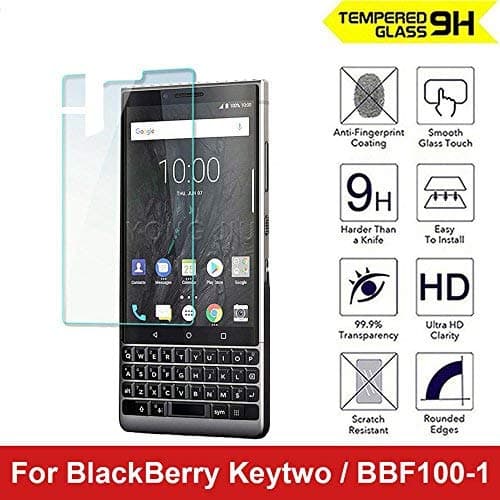 [2-Pack]-BlackBerry KEYTWO Screen Protector,2.5D 9H Hardness [Case Friendly][Anti-Scratch][Bubble Free] Tempered Glass for BlackBerry KEY2 Hongkuzhi