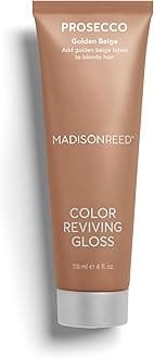 Madison Reed Color Reviving Gloss, Prosecco - Golden Blonde, Semi-Permanent Hair Dye, Enhances Hair Color & Corrects Tone, Adds Brilliant Shine, Keratin & Argan Oil, 4 Fl Oz (118 mL)