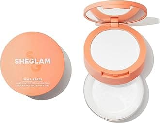 SHEGLAM 2-Layer Loose Powder for Under Eye & Face Super Waterproof Makeup Setting Powder Oil Control Pore Care