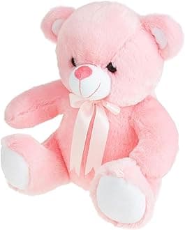 Storio Toy Cute Huggable Teddy Bear | 30 cm | Plushie Soft Toys for Kids | Plush Soft Toys for Baby Boys and Girls Kids - Pink | Best Gift