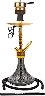 Amy Deluxe German hookah shisha set, 072.02 Alu Antique Berry S