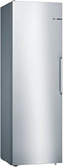 Home & Kitchen Appliances KSV36VLEP Serie 4 Freestanding Fridge with SuperCooling Function, LED Lights, EasyAccess Shelf, FreshSense sensors, 186 x 60 cm, Inox-look