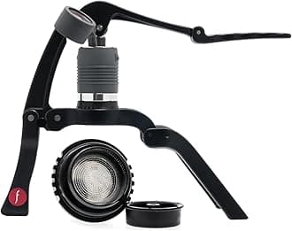 Flair GO: Portable, Collapsible Lever Espresso Machine for 9BAR Espresso Anywhere (Grounds Model)